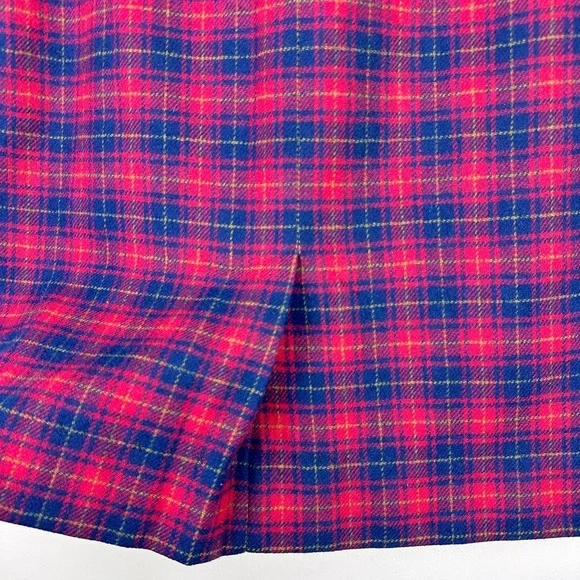 Pendleton Vintage Plaid Wool Skirt - Picture 5 of 7